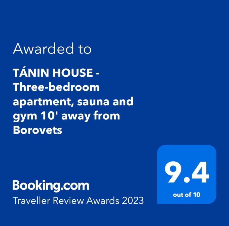 Tanin House - Three-Bedroom Apartment, Sauna And Gym 10' Away From Borovets 사모코프 외부 사진